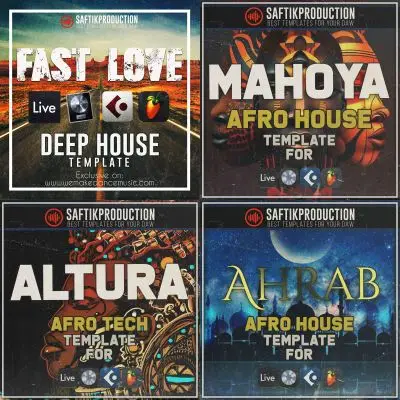 Saftik Production ToolkitAbleton Templates, Logic Pro Templates, FL Studio Templates, Cubase Templates